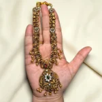 Antique Non Idol Neckset With Long Drop Earrings