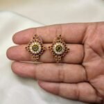 Vengadachalapathi Design Necklace With Stud Earring ADNCO4