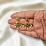 Antique Non Idol Necklace With Drop Earrings ADNC05