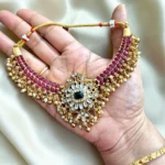 Jadavu Neckset With Long Drop Earrings ADNC011