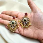Jadavu Neckset With Long Drop Earrings ADNC011