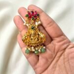 Traditional With Trendy Lotus with Lakshmi Design Haram ADHM013