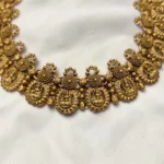 Antique Matt Finish U Shape Lakshmi Haram ADHM014