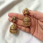 Antique Matt Finish U Shape Lakshmi Haram ADHM014