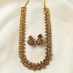 Antique Matt Finish U Shape Lakshmi Haram ADHM014
