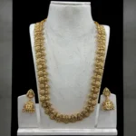 Antique Matt Finish U Shape Lakshmi Haram ADHM014