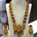 Traditional With Trendy Lotus with Lakshmi Design Haram - ADHM013