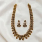 Antique Matt Finish U Shape Lakshmi Haram ADHM015