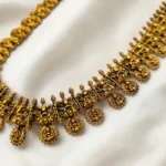 Antique Matt Finish U Shape Lakshmi Haram ADHM015