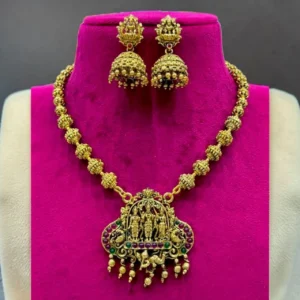 Antique Chettinadu Short Length Ram Parivar Haram ADSH016 Antique Chettinadu Short Length Ram Parivar Haram ADSH016