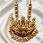 Antique Matt Finish Short Length Lakshmi Haram ADSH019