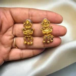 Antique Matt Finish Short Length Lakshmi Haram ADSH019