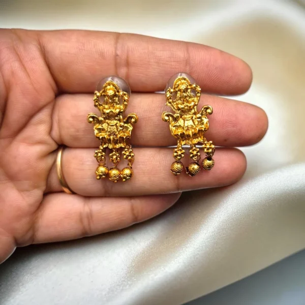 Antique Matt Finish Short Length Lakshmi Haram ADSH019