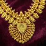 Gold Plated Short Length Non Idol Necklace ADGS025