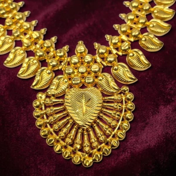 Gold Plated Short Length Non Idol Necklace ADGS025