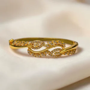 Gold Plated With AD Stone Bracelet ADGB029