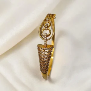 Gold Plated With AD Stone Bracelet ADGB030