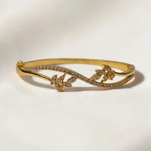 Gold Plated With AD Stone Bracelet ADGB031