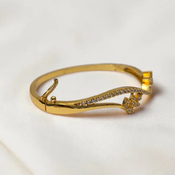 Gold Plated With AD Stone Bracelet ADGB031