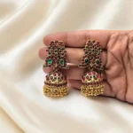 Antique Matt Finish Short Length Lakshmi Pentant Haram ADSH033