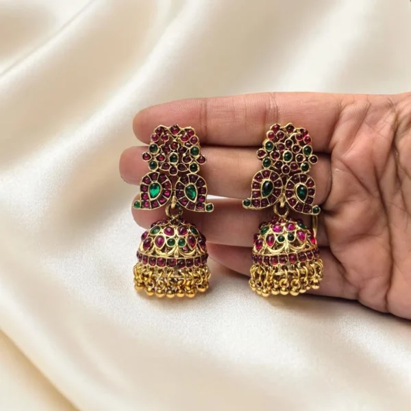 Antique Matt Finish Short Length Lakshmi Pentant Haram ADSH033