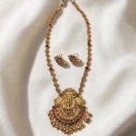 Antique Matt Finish Lakshmi Haram ADHM035