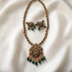 Antique Matt Finish Lakshmi Haram ADHM036