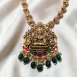 Antique Matt Finish Lakshmi Haram ADHM036