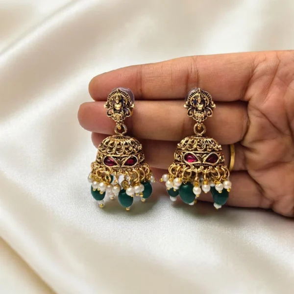 Antique Matt Finish Lakshmi Haram ADHM036