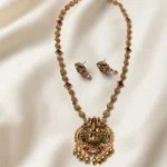 Antique Matt Finish Lakshmi Haram ADHM037