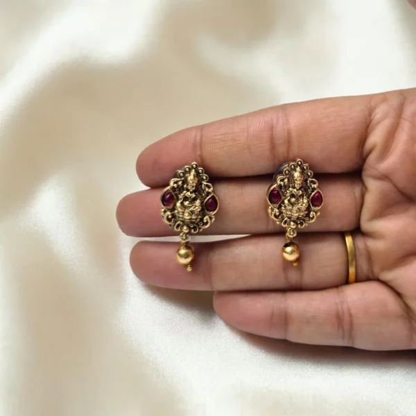 Antique Matt Finish Lakshmi Haram ADHM037