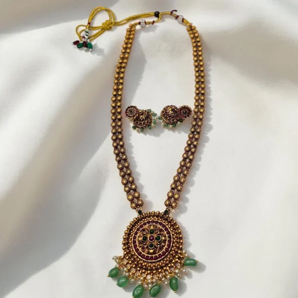 Antique Matt Finish Non Idol Long Haram ADHM040
