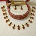 Floral Design with Kemp Stone Necklace - ADNC055