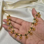 Floral Design with Kemp Stone Necklace - ADNC055