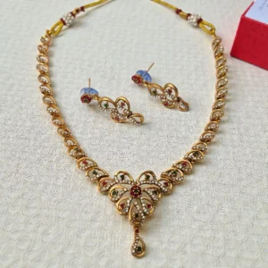 Fancy with Stone Necklace - ADFN059