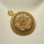 Gold Plated AD Stone Pendant - ADGP060