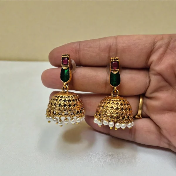 Antique Matt Finish Kerala Pattern Necklace - ADAN065