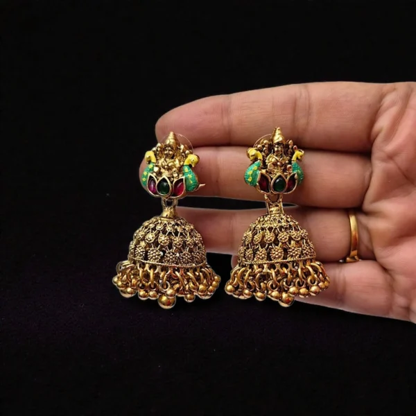 Antique Matt Finish Traditional look Semi Bridal Set - ADSB070