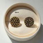 Gold Plated With Stone Stud Earrings - ADGE076