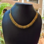 Gold Plated Mulla Mottu Necklace Without Earrings - ADGP091