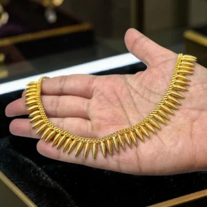 Gold Plated Mulla Mottu Necklace Without Earrings - ADGP091