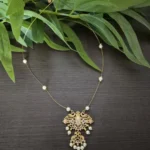Trendy Invisible Necklace With Traditional Pendant - ADIN0102