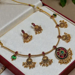 Kerala Traditional Design Necklace - ADAN132
