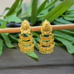 Gold Plated Long Drop Earrings - ADGE0106