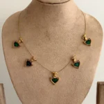Invisible Necklace With Traditional Kerala Design Pendant - ADIN113