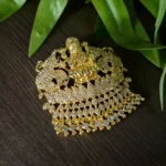 Gold Plated AD Stone Large Size Pendant - ADGP118
