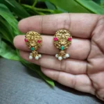 Lakshmi Pendant with Double Layer 22inc Short Haram - ADSH141