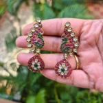 Multi Color Kemp Stone Long Haram - ADAH145