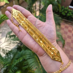 Gold Plated Double Layer Ilakka Thali Chocker - ADGC146