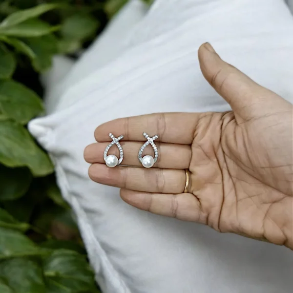 Korean Fancy Stud Earrings - ADKE157